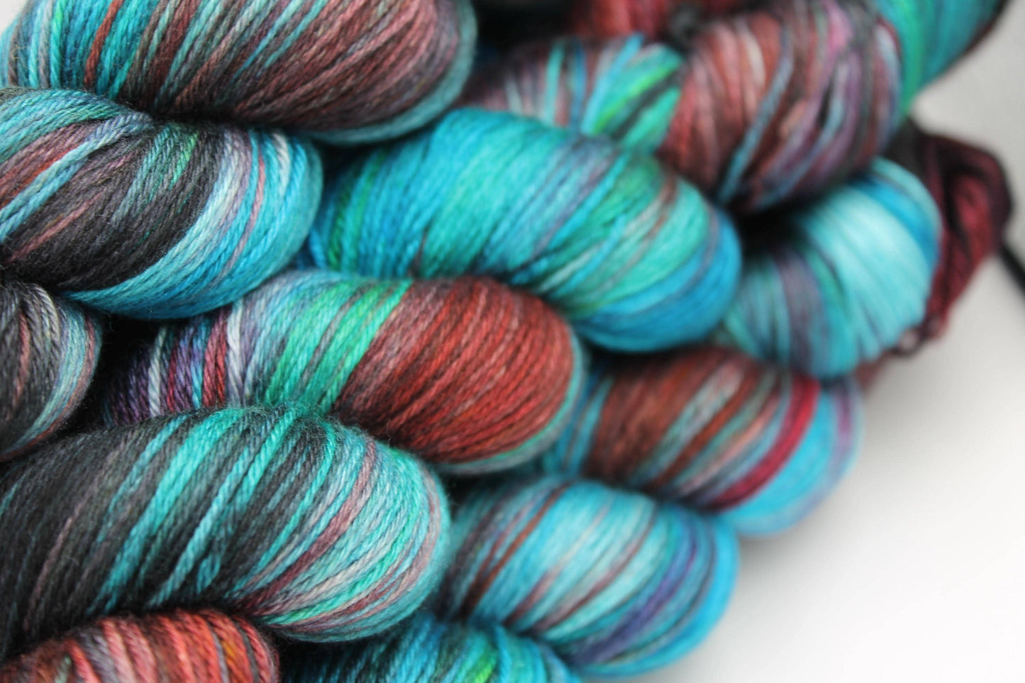 Sherlocks Smoking Jacket Sock skein 50% Superwash Merino Wool 50 Silk 100g Skeins