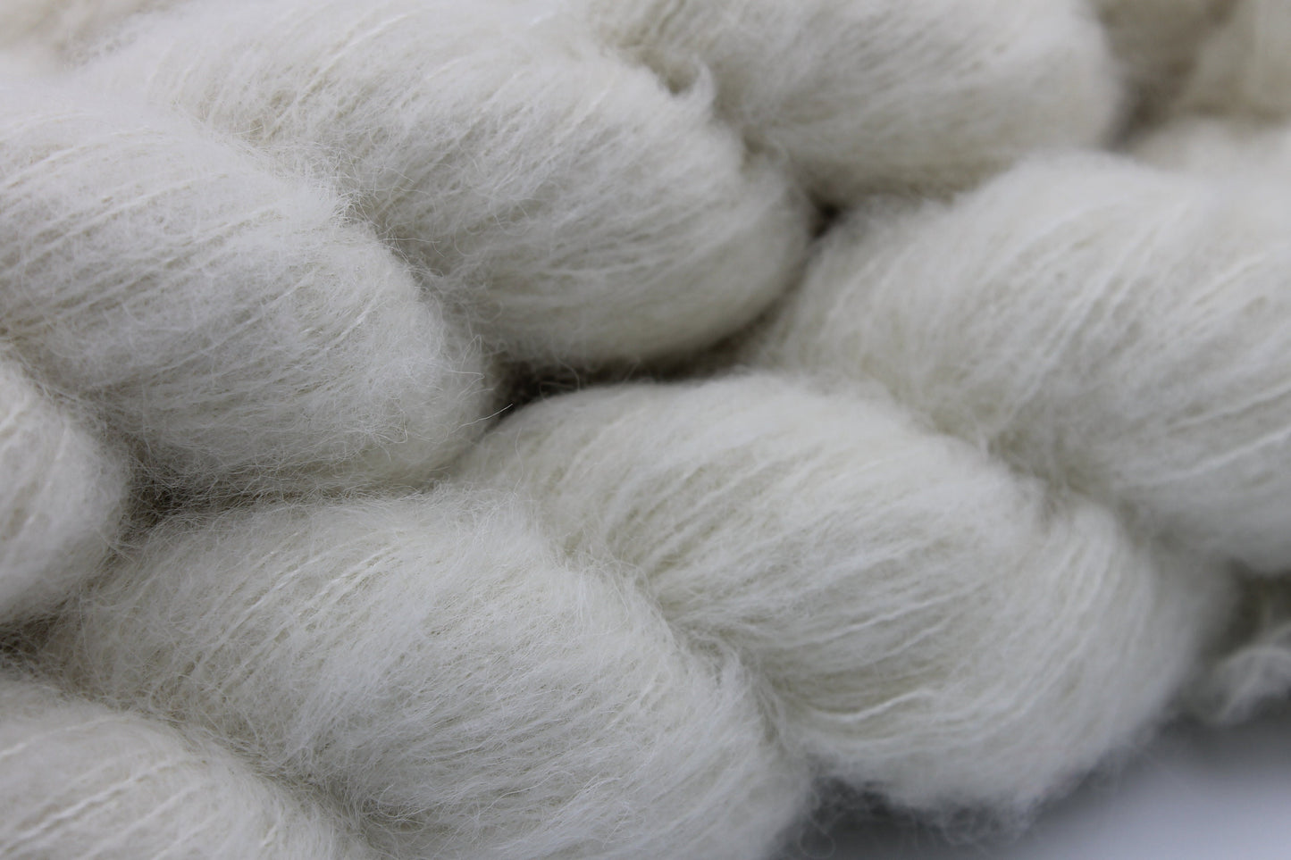 Snow Lace 50g skein 74% Baby Suri Alpaca 26 Silk