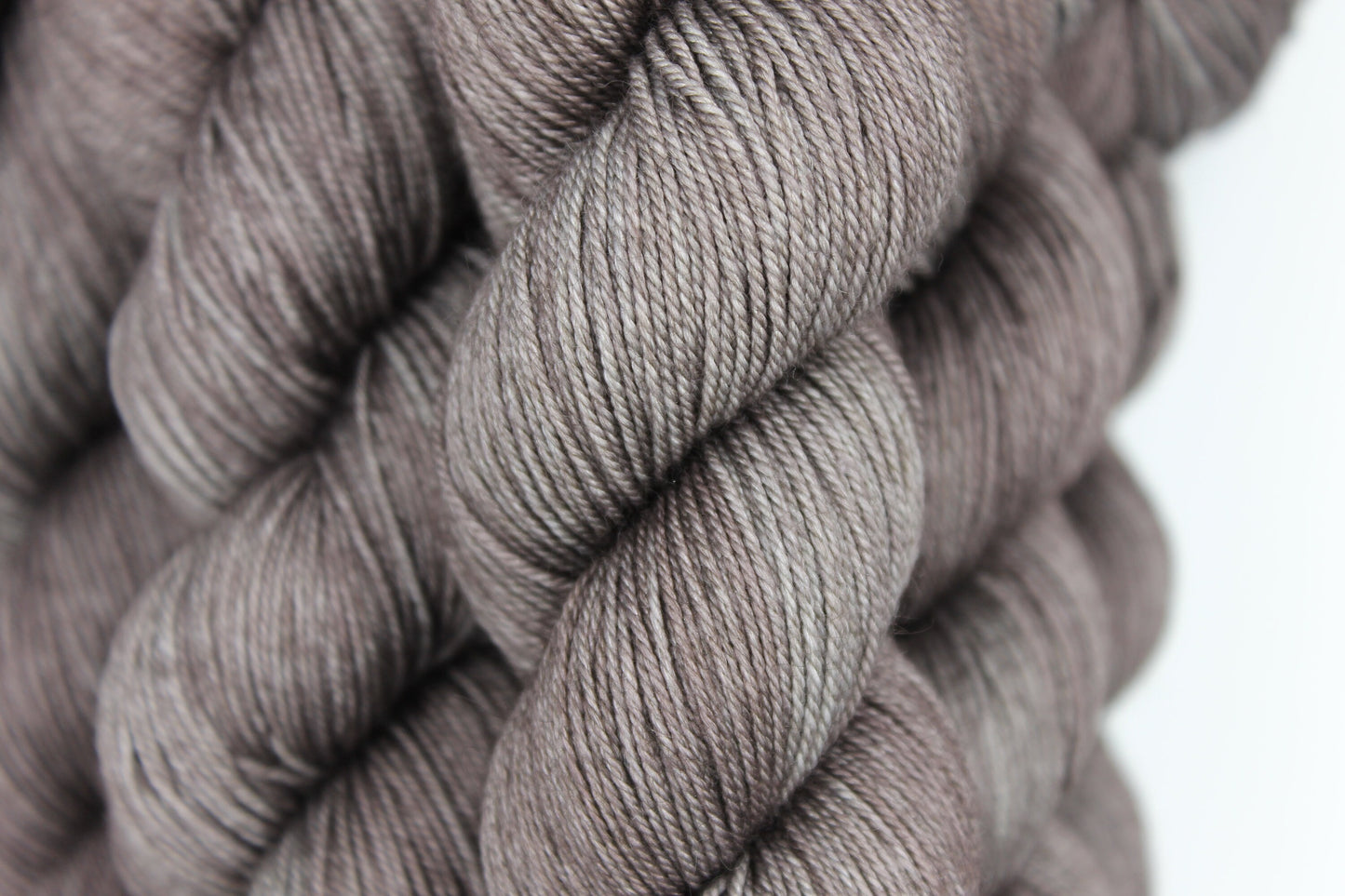 Loam Sock Skein 60% SuperWash Merino 20 silk and 20 Yak Hand Dyed Yarn