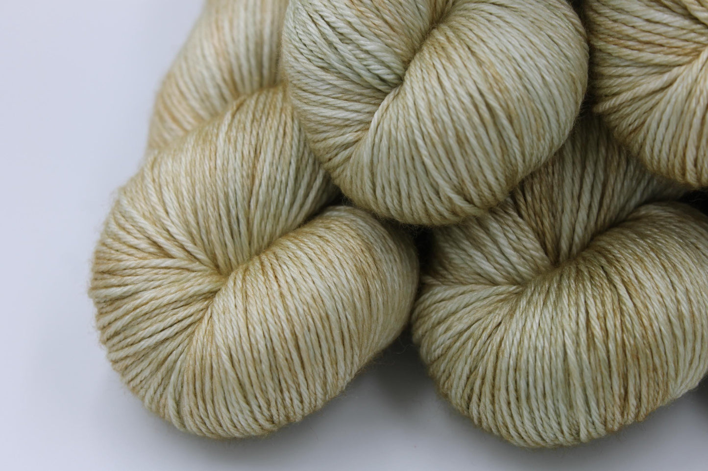 Old Gold Sock skein 50% Superwash Merino Wool 50% Silk 100g Skeins