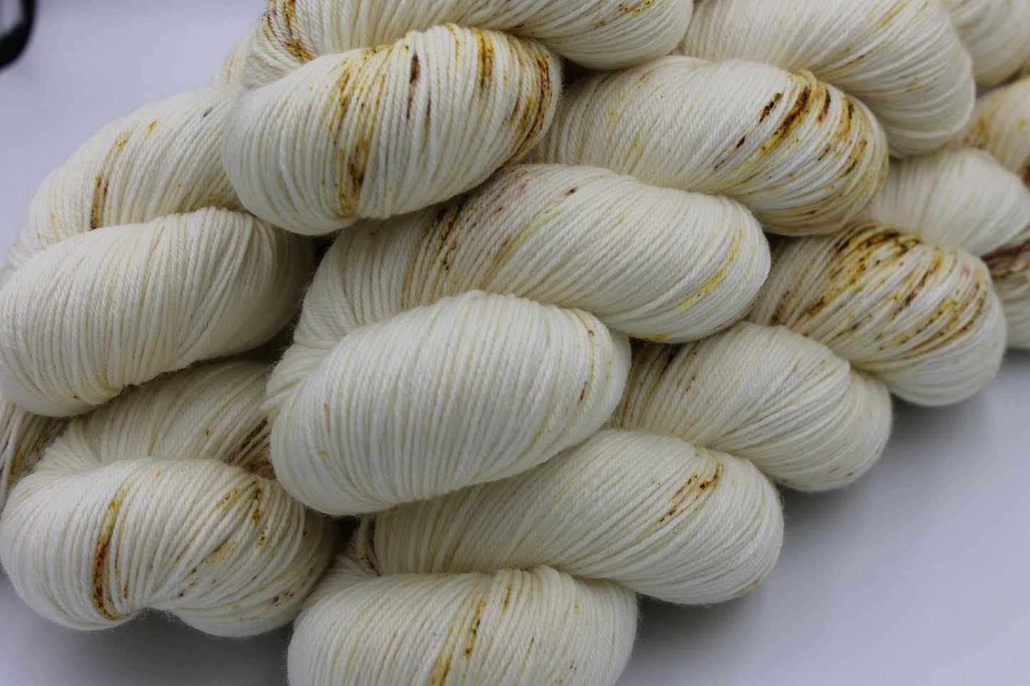 Sugarcane Light Speckle Sock Skein 75% SuperWash Merino and 25 Nylon Hand Dyed Yarn 100g