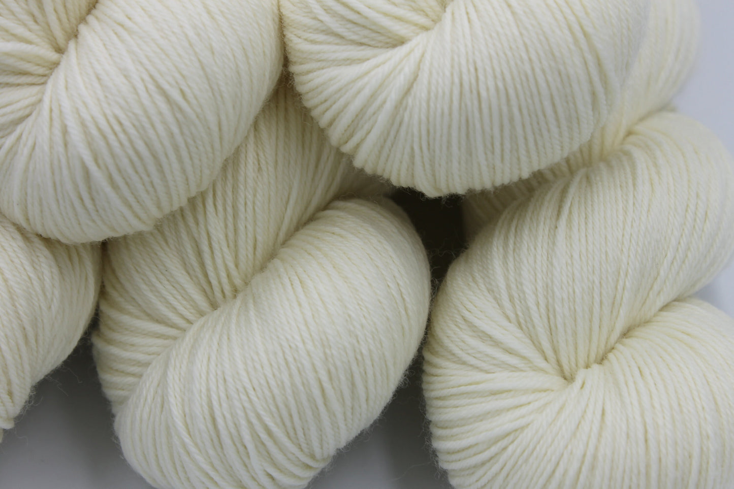 White Sock Skein 75% SuperWash Merino and 25 Nylon Hand Dyed Yarn 100g