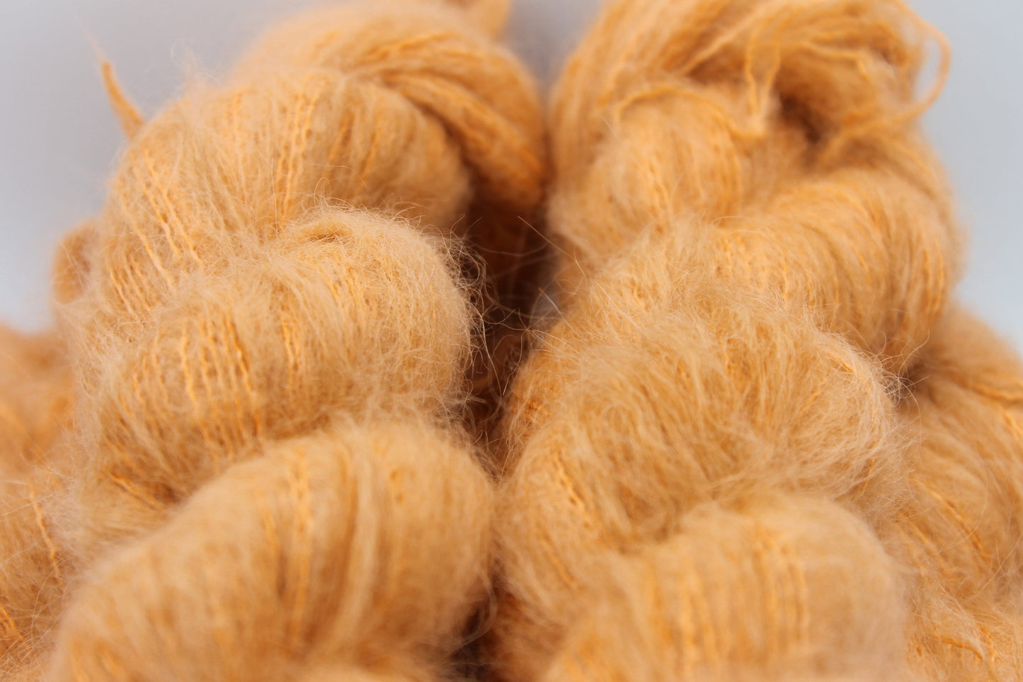 Pumpkin Lace 50g skein 74% Baby Suri Alpaca 26 Silk