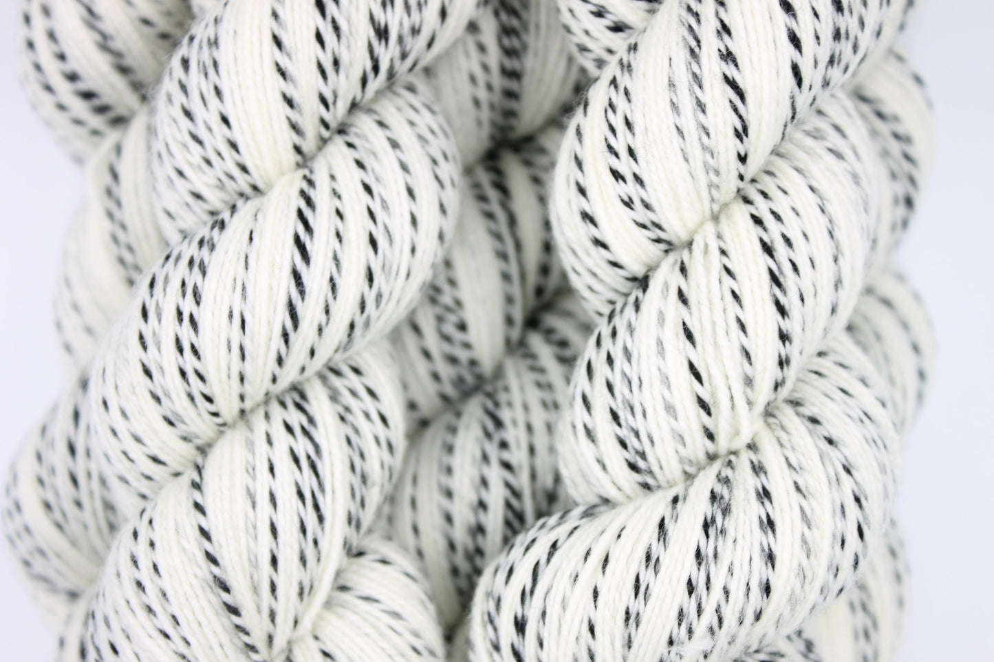 Nudy Zebra Sock Skein 80% SuperWash Merino and 20 Nylon Hand Dyed Zebra Yarn 100g