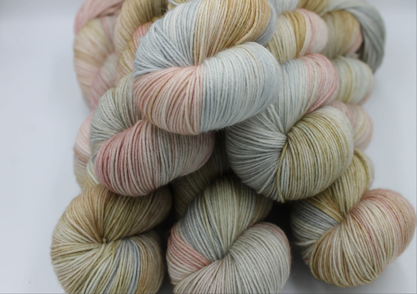 Rhosyn. Sock Skein 75% SuperWash Merino and 25 Nylon Hand Dyed Yarn 100g