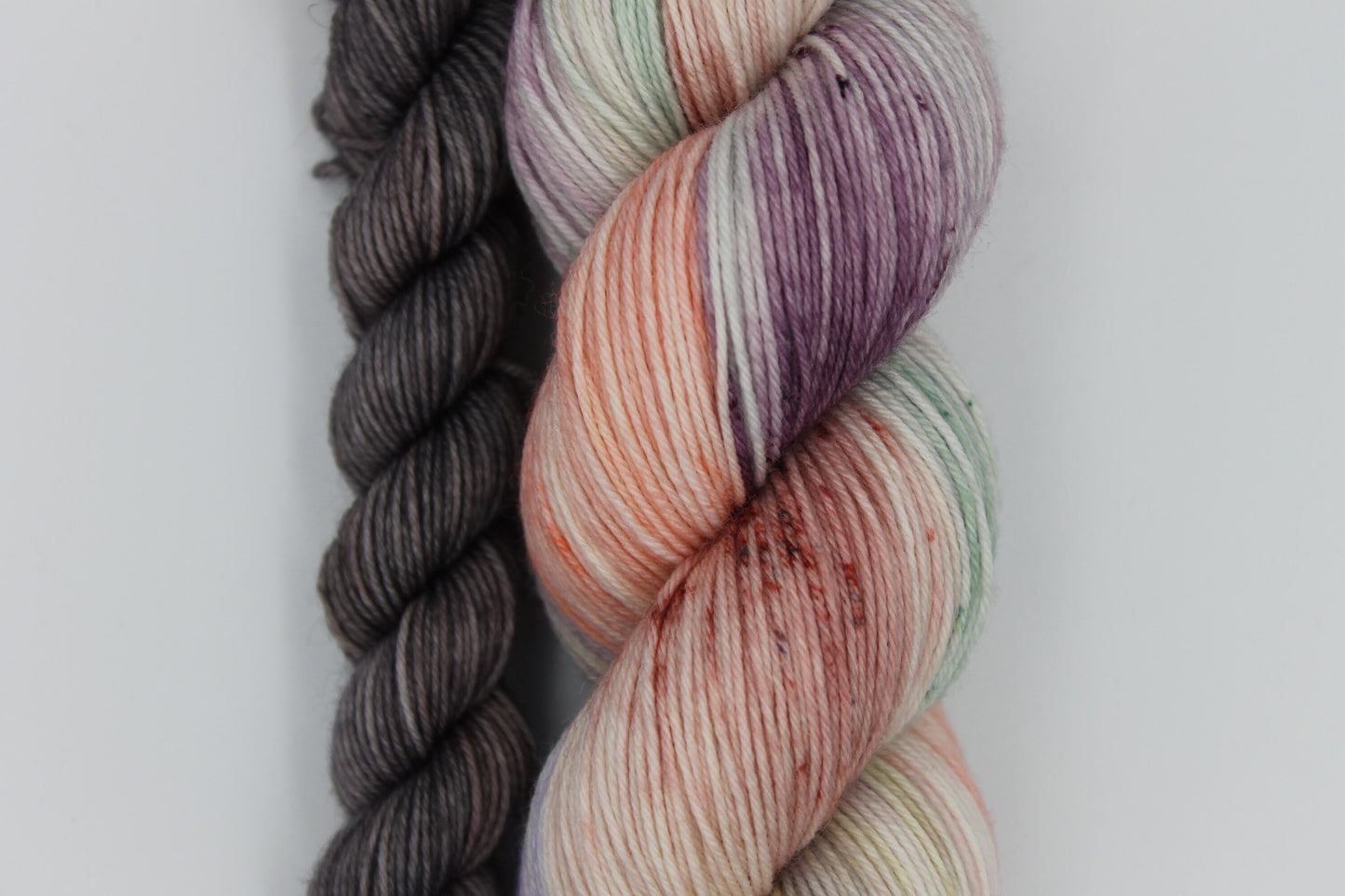 Your Turn To Fly Sock Set 75% SuperWash Merino 25 Nylon Hand Dyed Yarn 100g + 20g