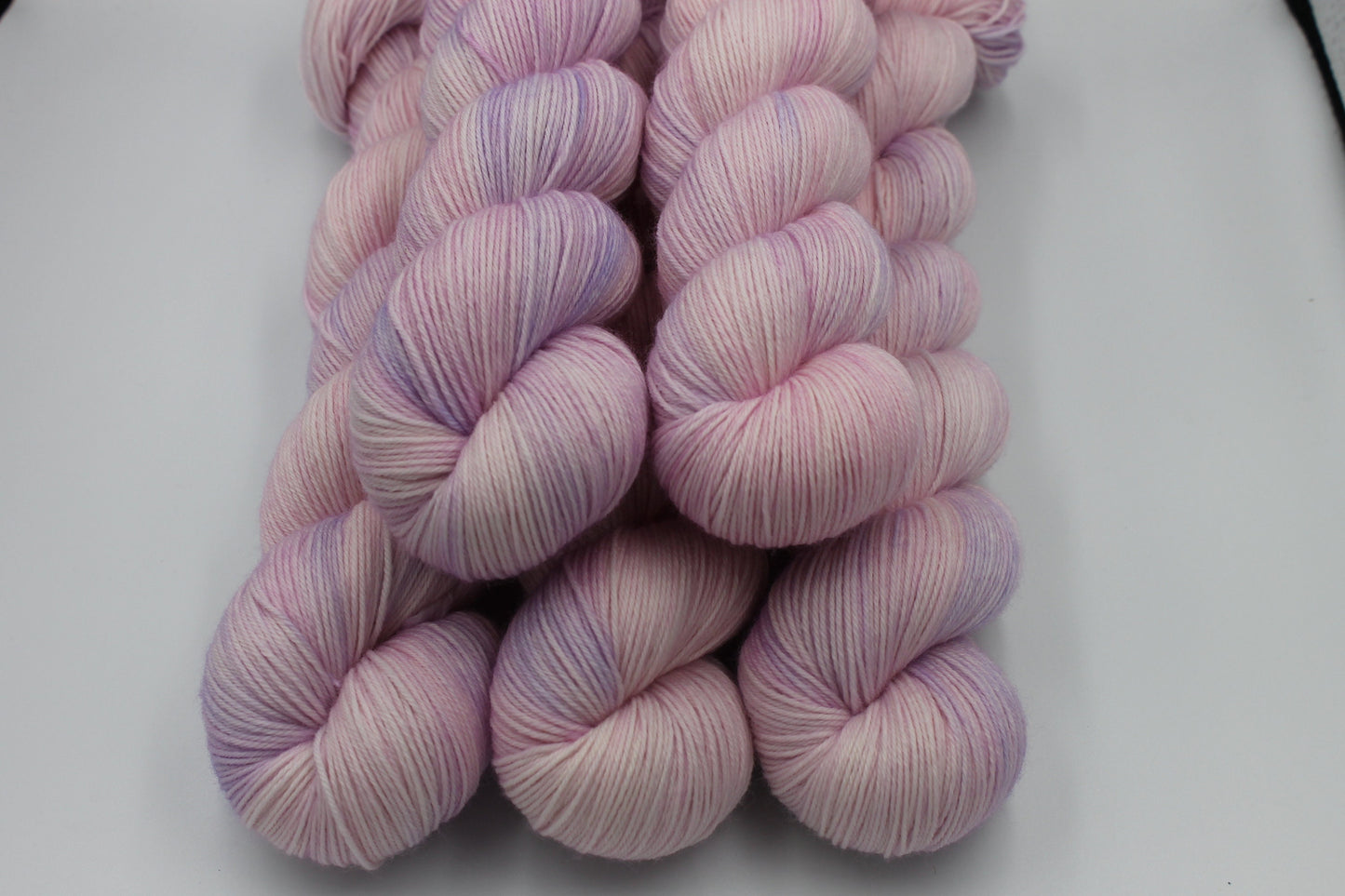 Pink Bear. Sock skein 75% SuperWash Merino and 25 Nylon Hand Dyed Yarn 100g