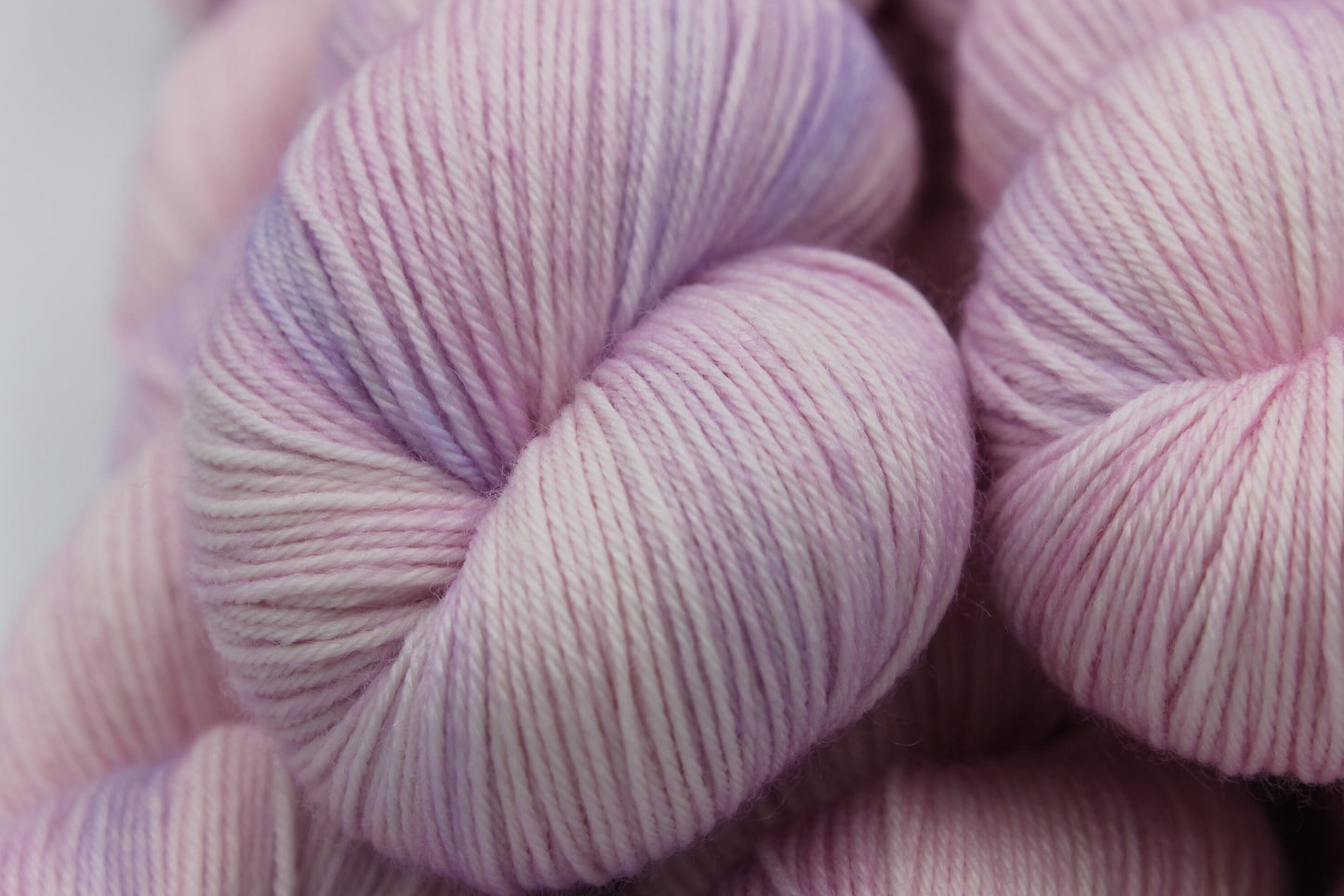 Pink Bear. Sock skein 75% SuperWash Merino and 25 Nylon Hand Dyed Yarn 100g