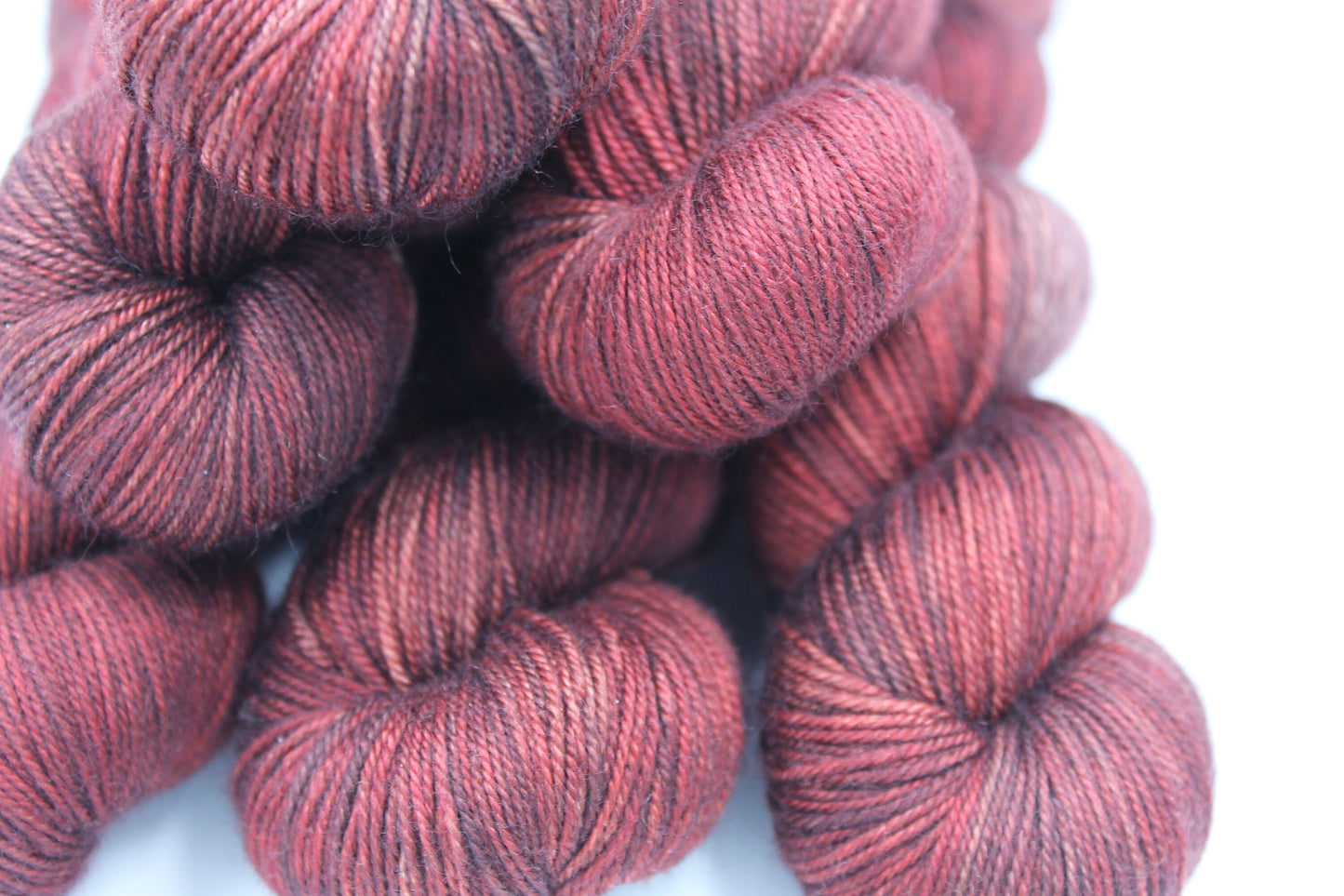 Victorian Gothic Sock Skein 60% SuperWash Merino 20 silk and 20 Yak Hand Dyed Yarn