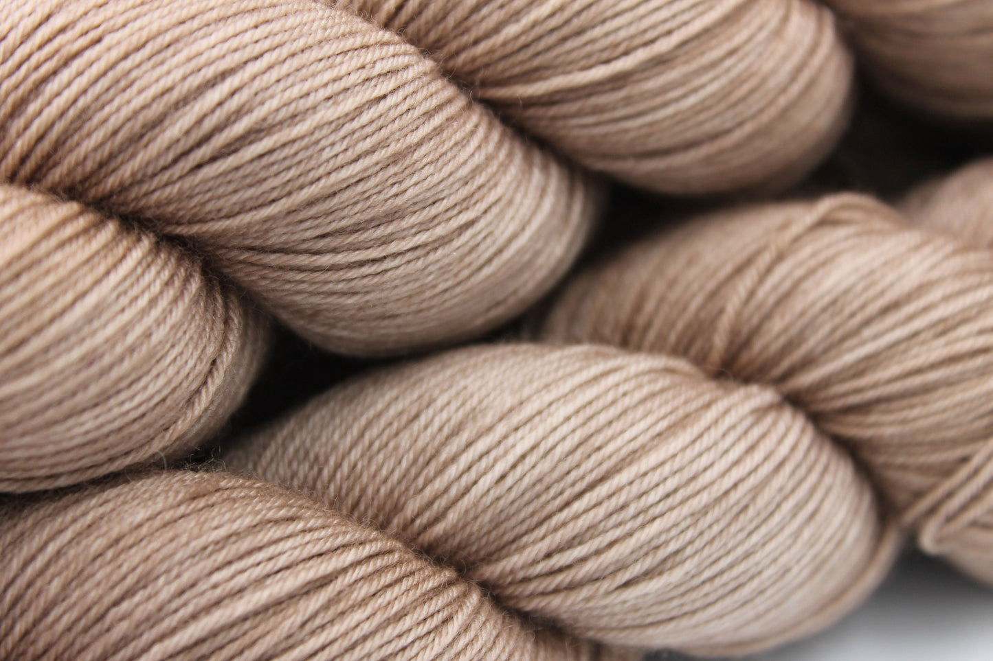 Cappuccino Sock Skein 75% SuperWash Merino and 25 Nylon Hand Dyed Yarn 100g
