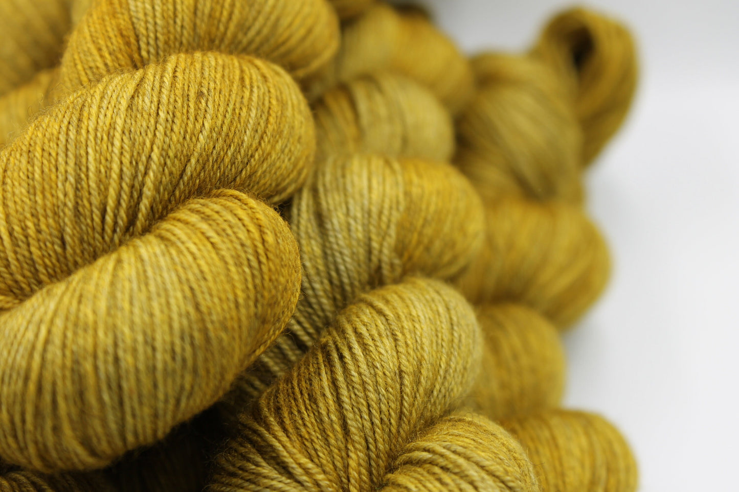 Mustard Sock Skein 70% Superwash Merino 20 Yak 10 Nylon 100g