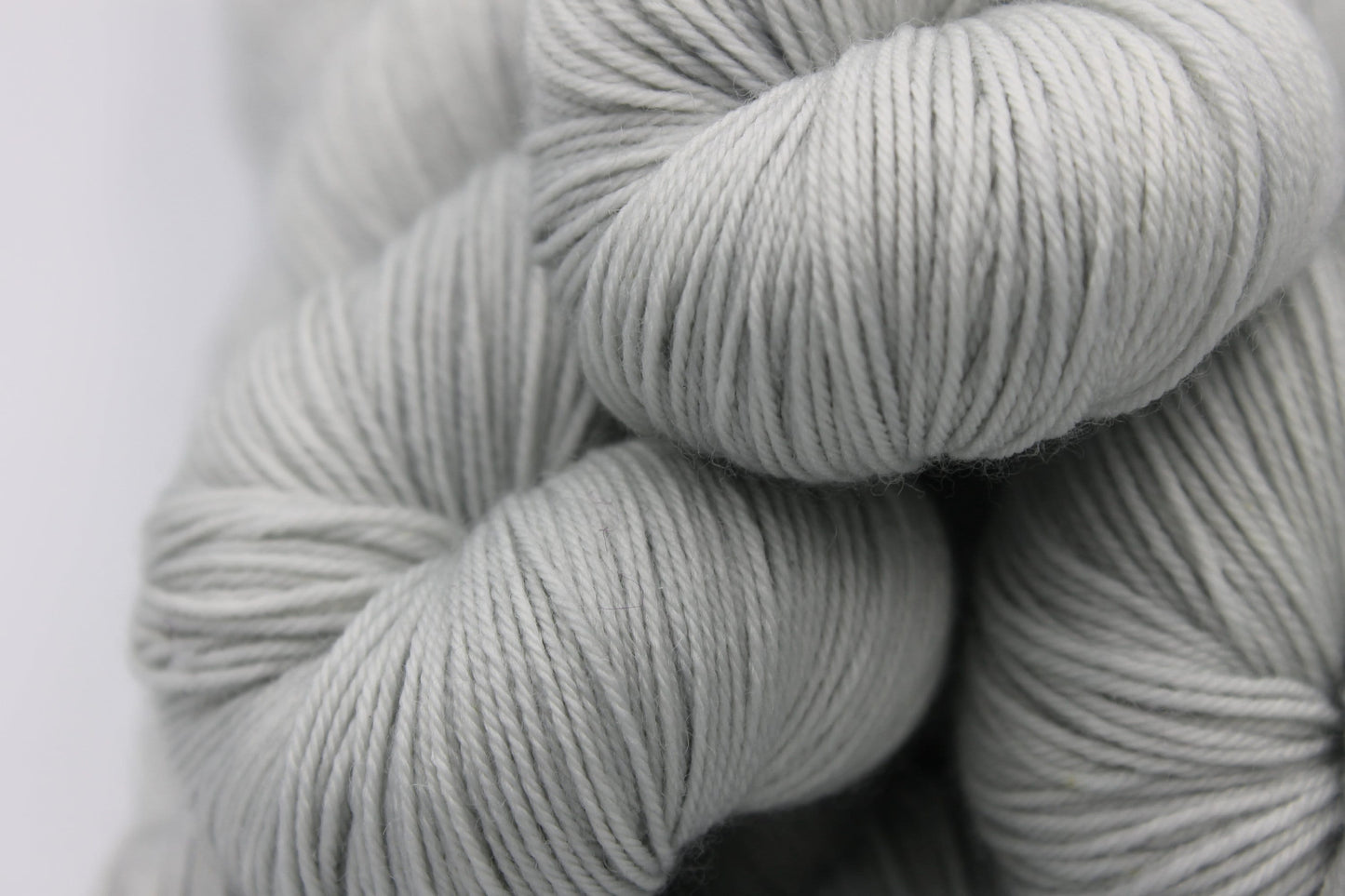 Mist. Premium Sock Skein 75% SuperWash Merino and 25 Nylon Hand Dyed Yarn