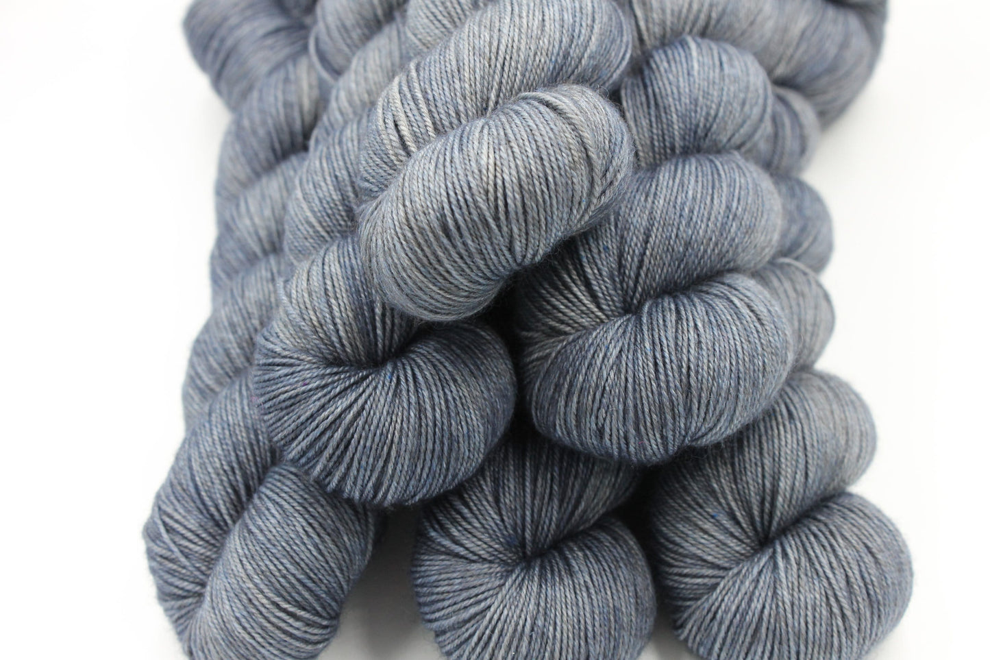 Steel, Sock Skein 70% Superwash Merino 20 Yak 10 Nylon 100g