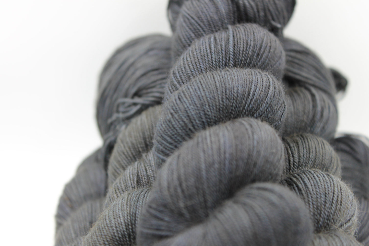 Raven, Sock Skein 70% Superwash Merino 20 Yak 10 Nylon 100g