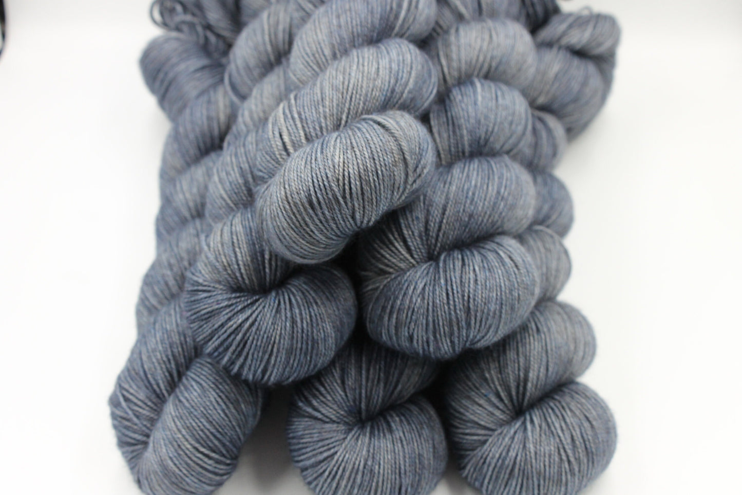 Steel, Sock Skein 70% Superwash Merino 20 Yak 10 Nylon 100g