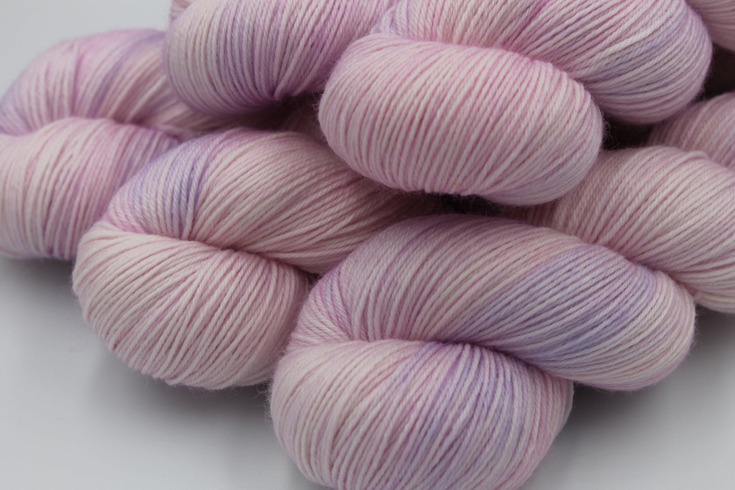 Pink Bear. Sock skein 75% SuperWash Merino and 25 Nylon Hand Dyed Yarn 100g