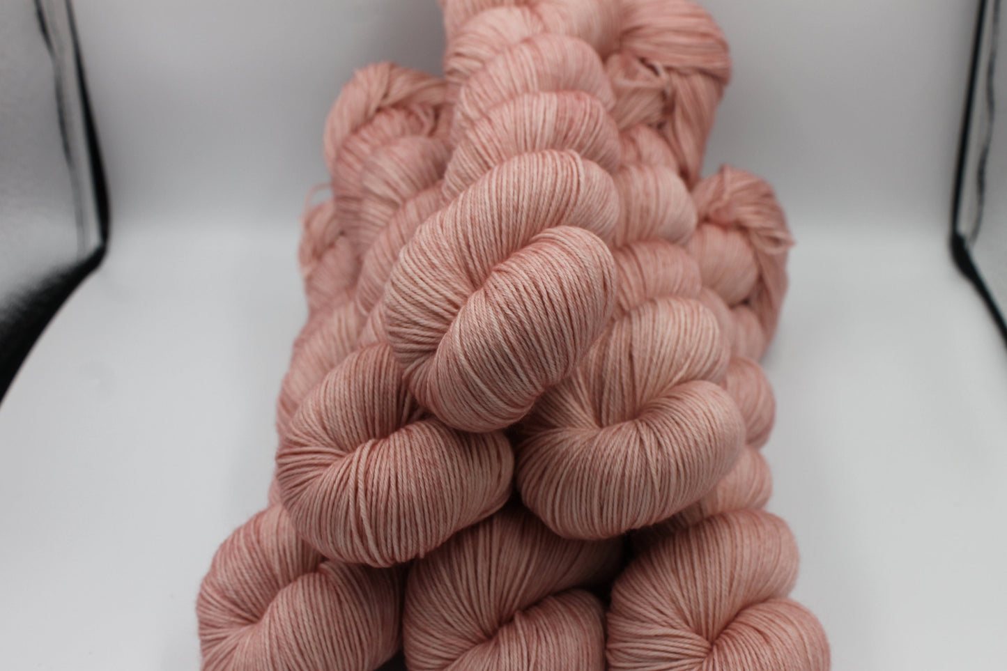 Old Rose Sock Skein 75% SuperWash Merino and 25 Nylon Hand Dyed Yarn 100g