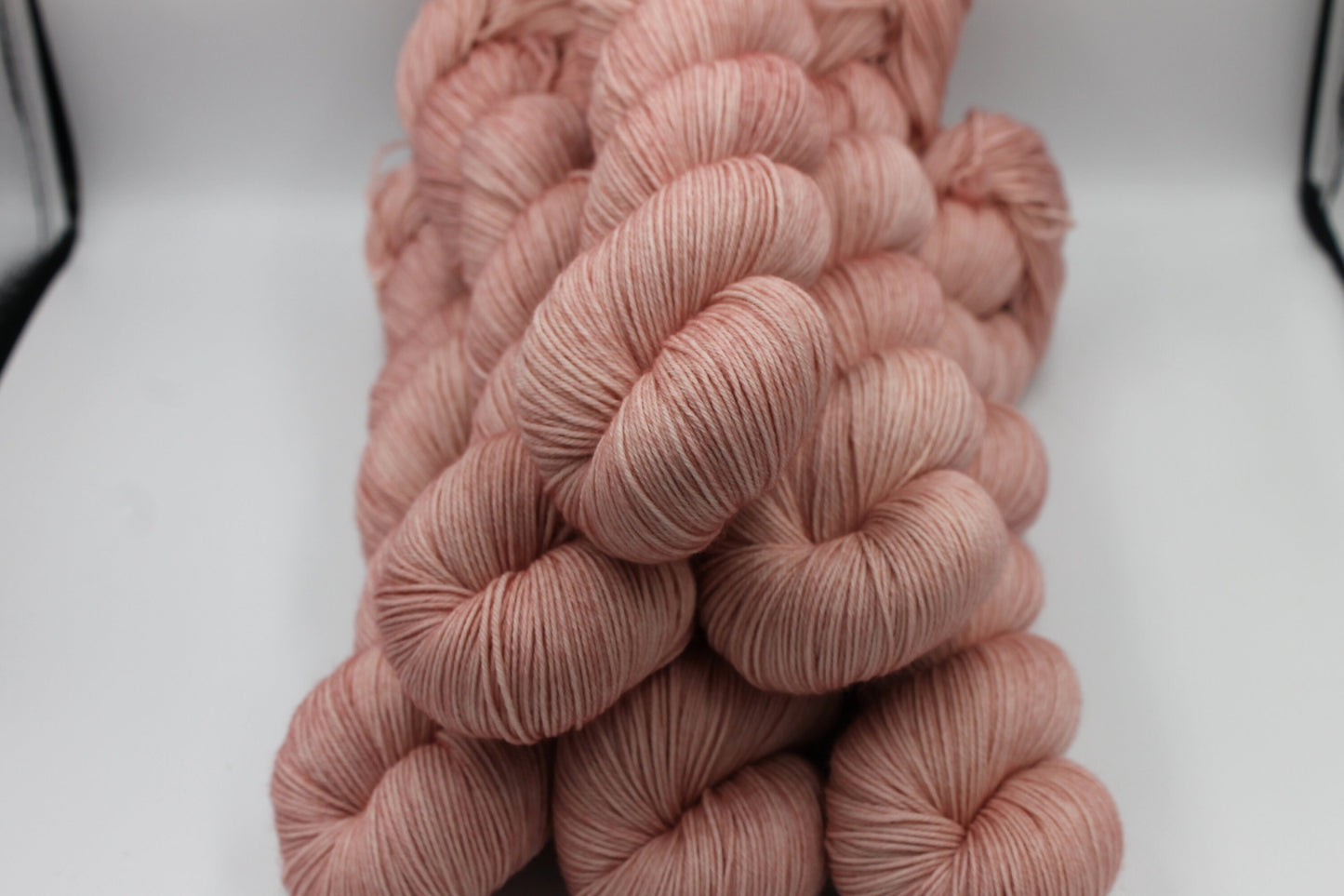 Old Rose Sock Skein 75% SuperWash Merino and 25 Nylon Hand Dyed Yarn 100g