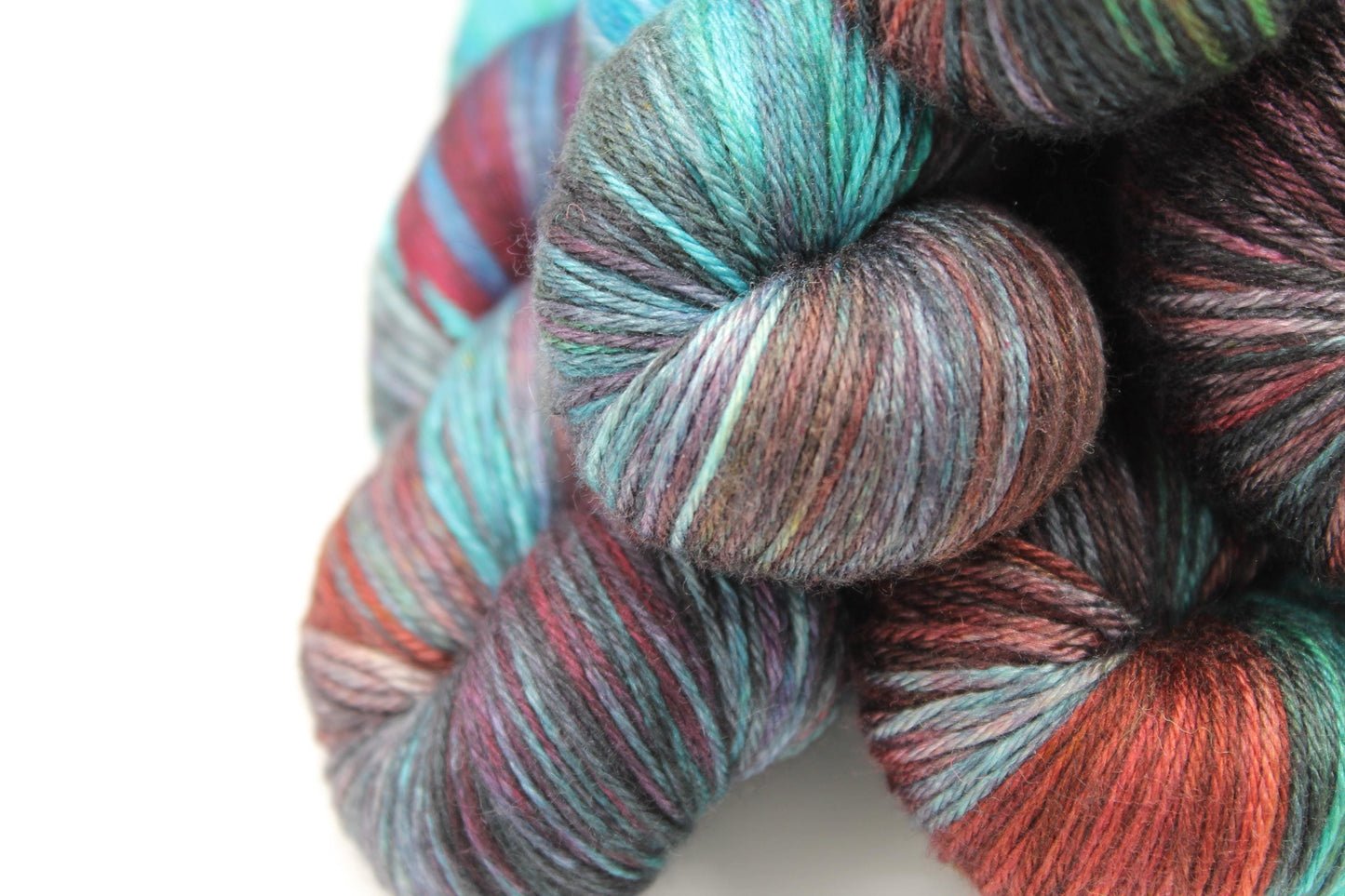 Sherlocks Smoking Jacket Sock skein 50% Superwash Merino Wool 50 Silk 100g Skeins