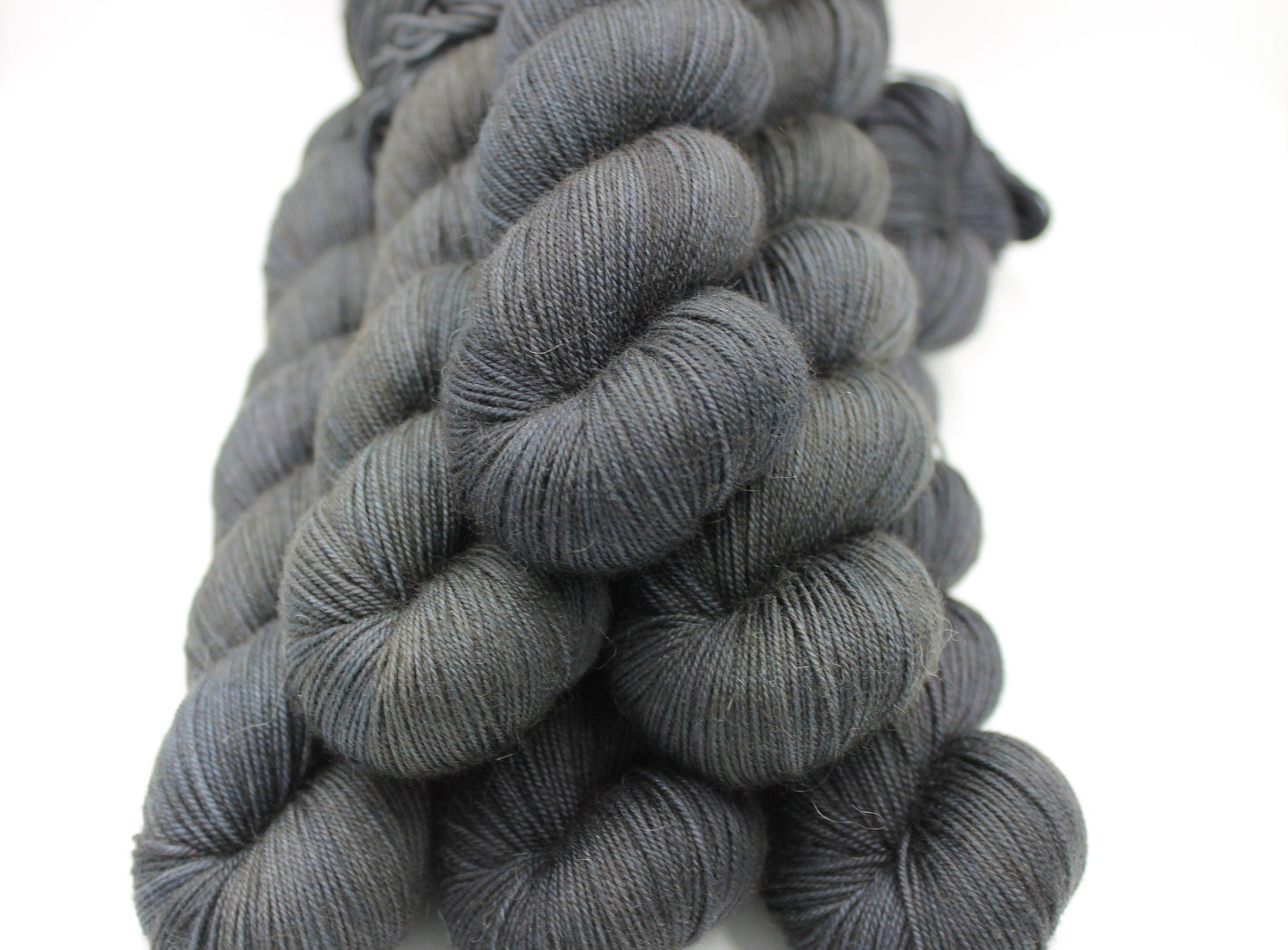 Raven, Sock Skein 70% Superwash Merino 20 Yak 10 Nylon 100g
