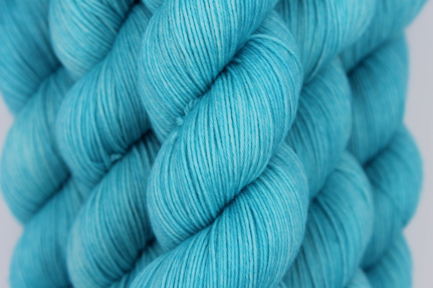 Lagoon Sock Skein 75% SuperWash Merino and 25 Nylon Hand Dyed Yarn 100g