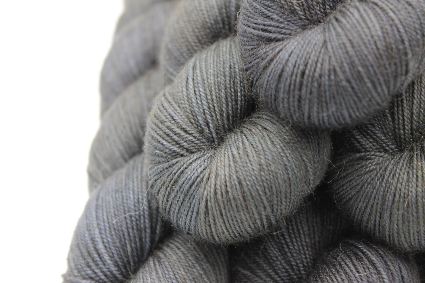Raven, Sock Skein 70% Superwash Merino 20 Yak 10 Nylon 100g