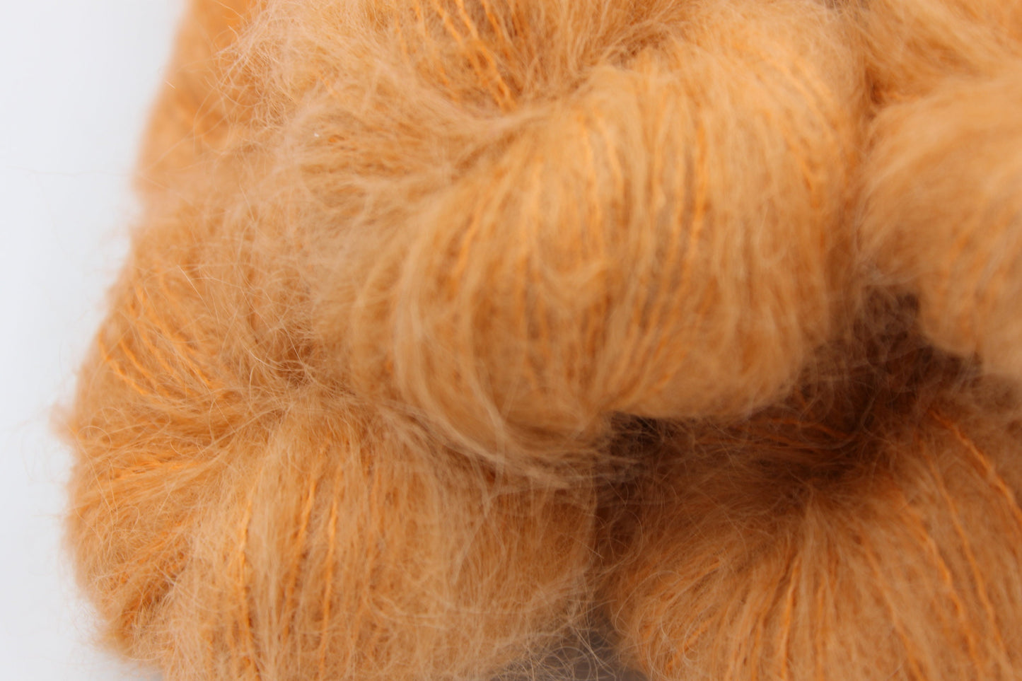 Pumpkin Lace 50g skein 74% Baby Suri Alpaca 26 Silk
