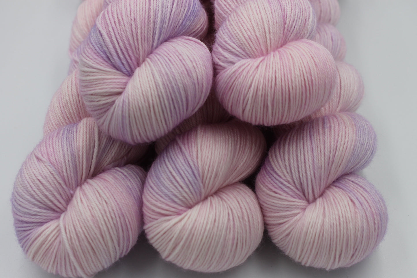 Pink Bear. Sock skein 75% SuperWash Merino and 25 Nylon Hand Dyed Yarn 100g