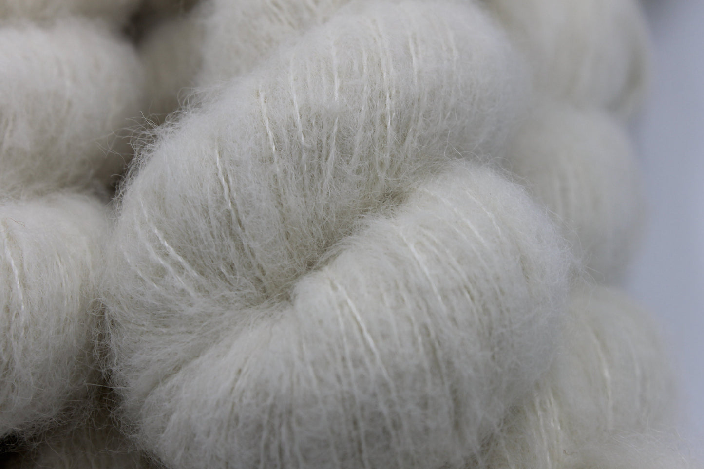 Snow Lace 50g skein 74% Baby Suri Alpaca 26 Silk
