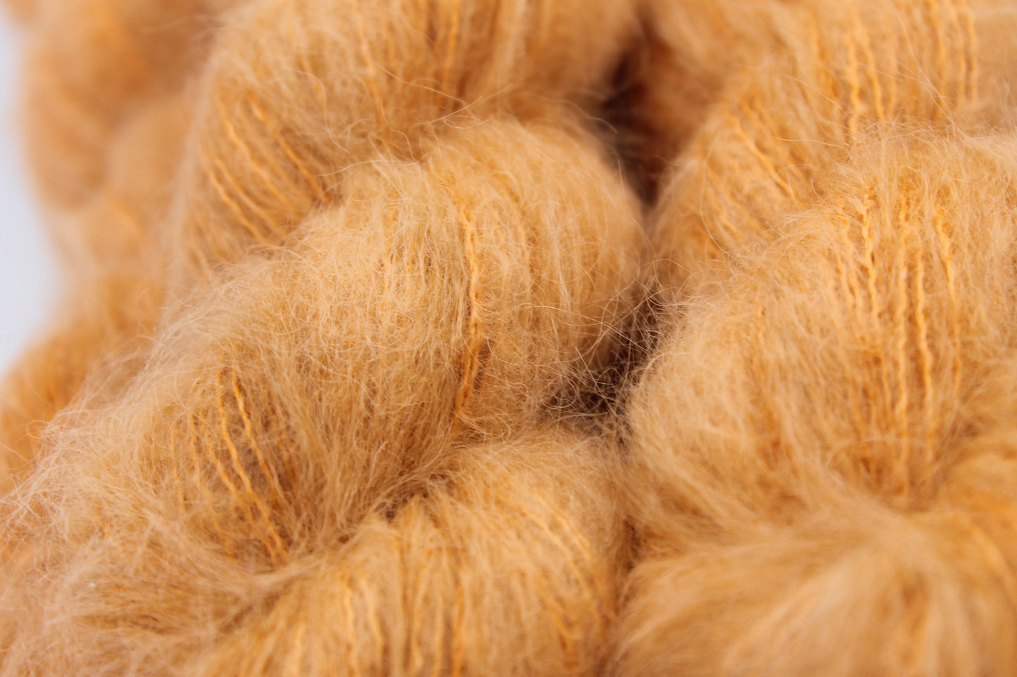Pumpkin Lace 50g skein 74% Baby Suri Alpaca 26 Silk