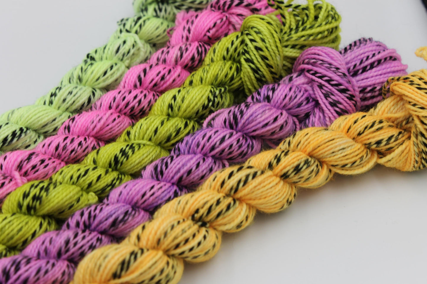 Pastel Zebra Sock Skein 80% SuperWash Merino and 20 Nylon Hand Dyed Zebra Yarn 5 x 20g