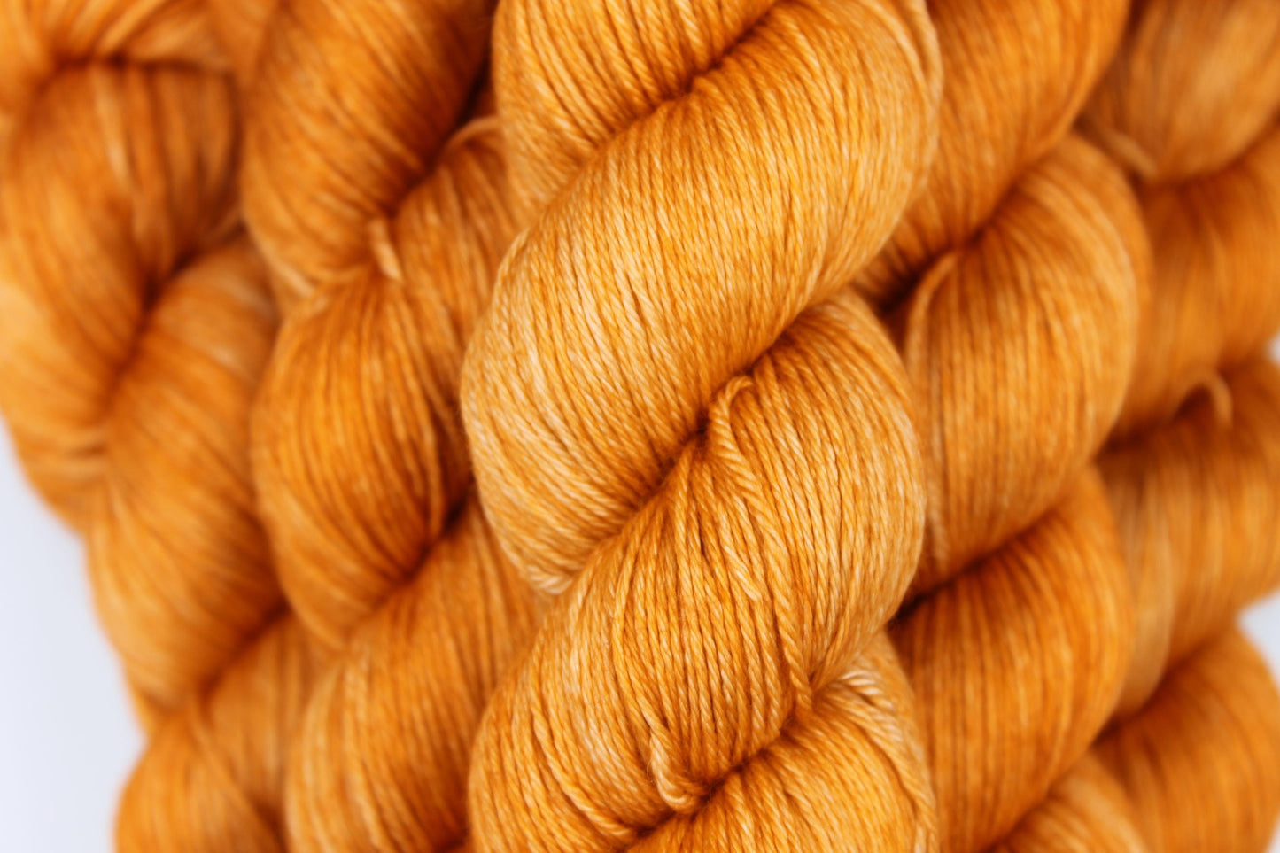 Pumpkin Sock skein 50% Superwash Merino Wool 50 Silk 100g Skeins