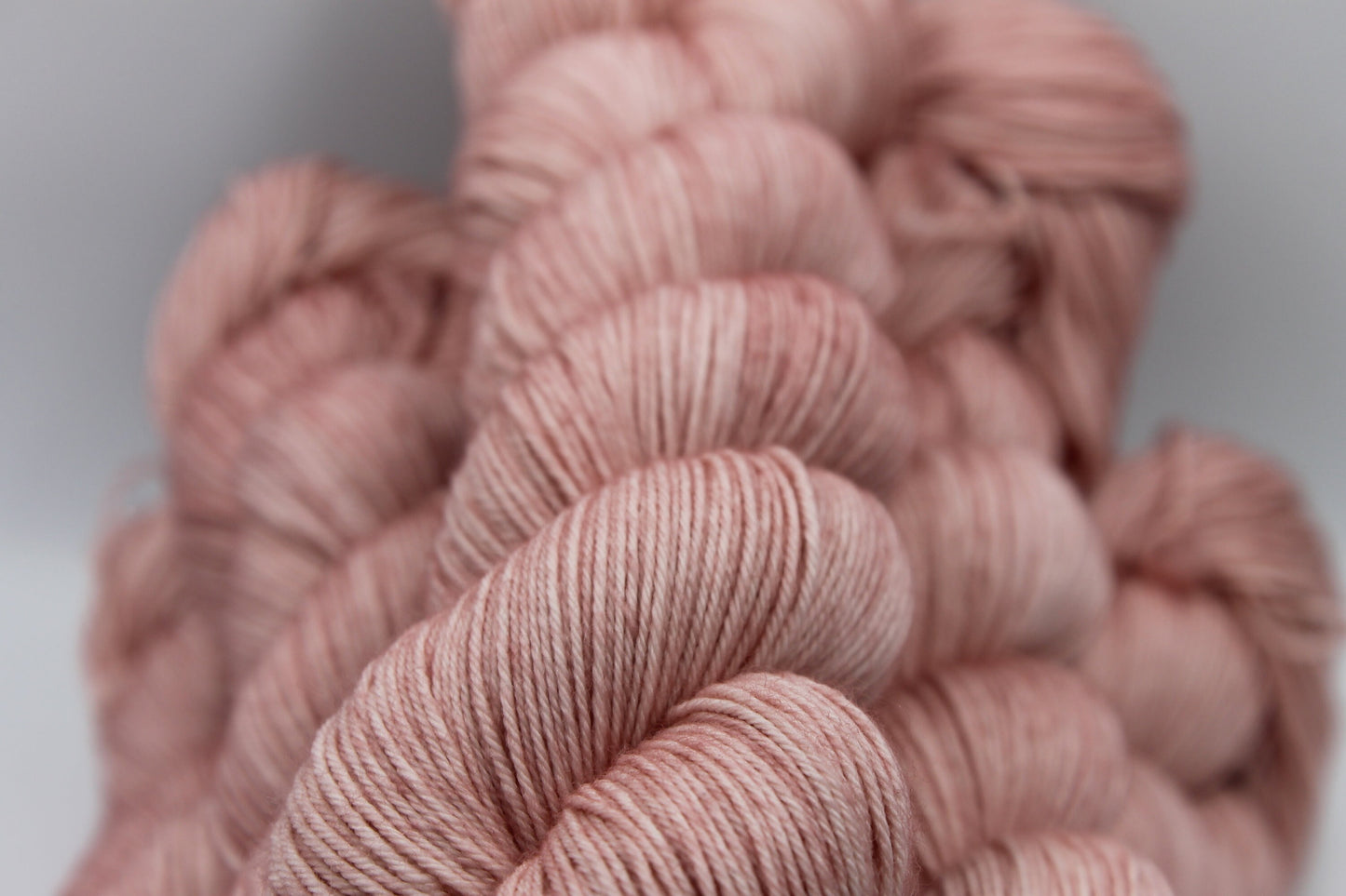Old Rose Sock Skein 75% SuperWash Merino and 25 Nylon Hand Dyed Yarn 100g