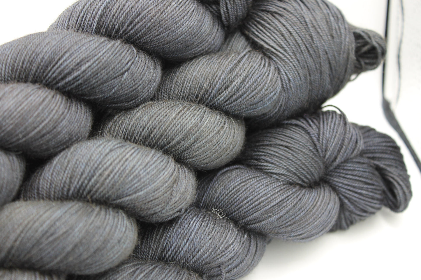 Raven, Sock Skein 70% Superwash Merino 20 Yak 10 Nylon 100g