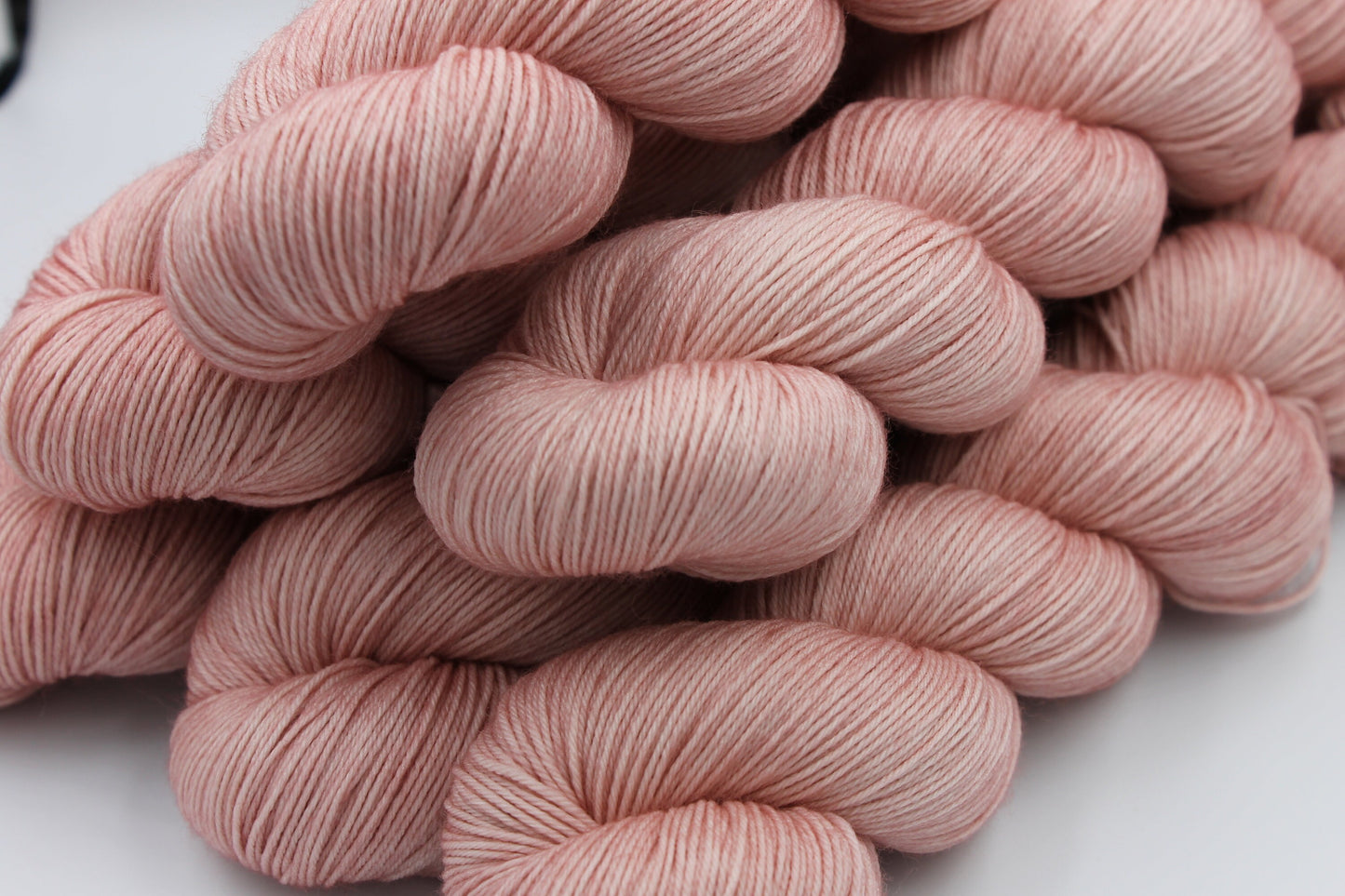 Old Rose Sock Skein 75% SuperWash Merino and 25 Nylon Hand Dyed Yarn 100g