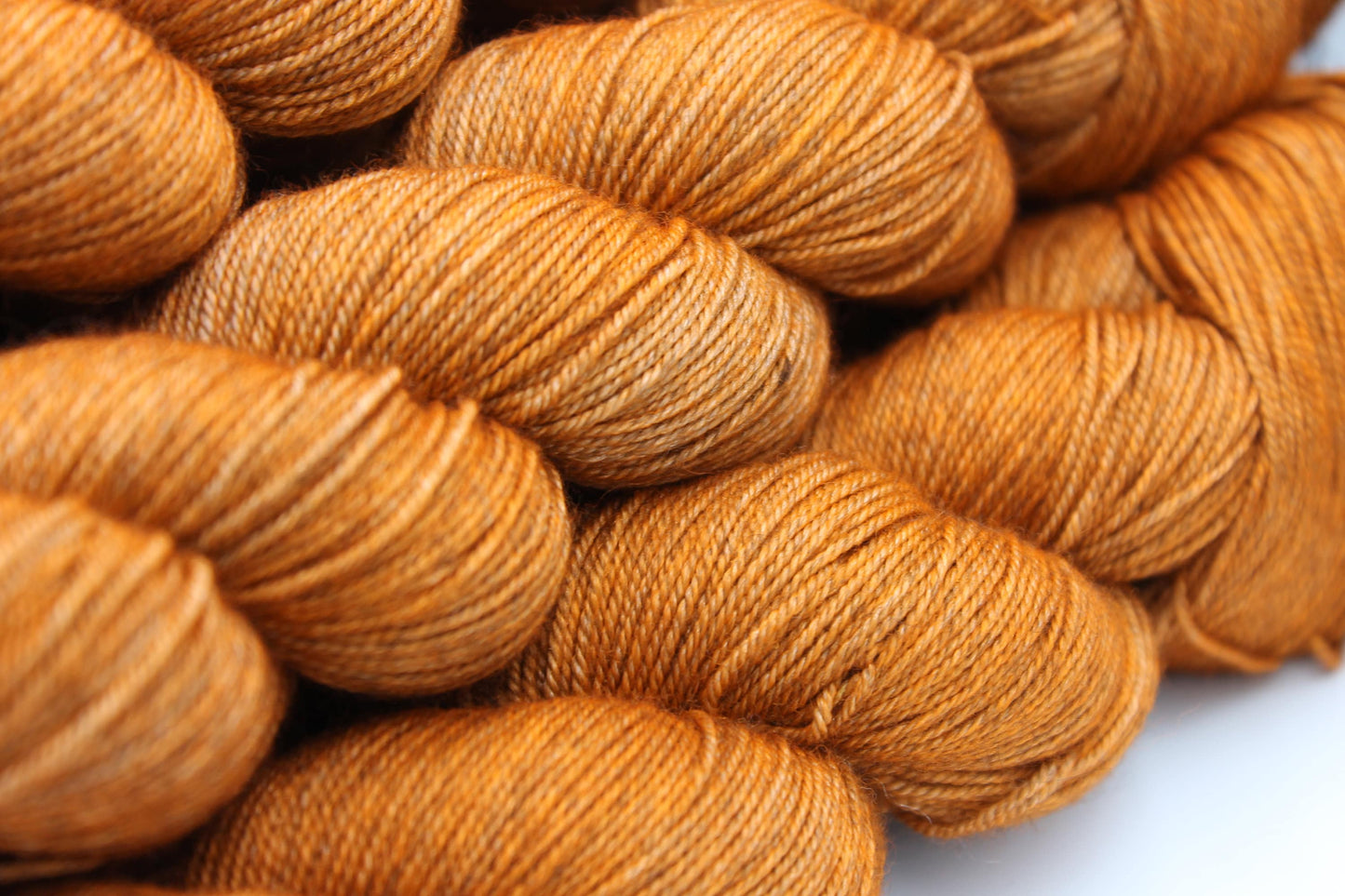 Marmalade Sock Skein 60% SuperWash Merino 20 silk and 20 Yak Hand Dyed Yarn