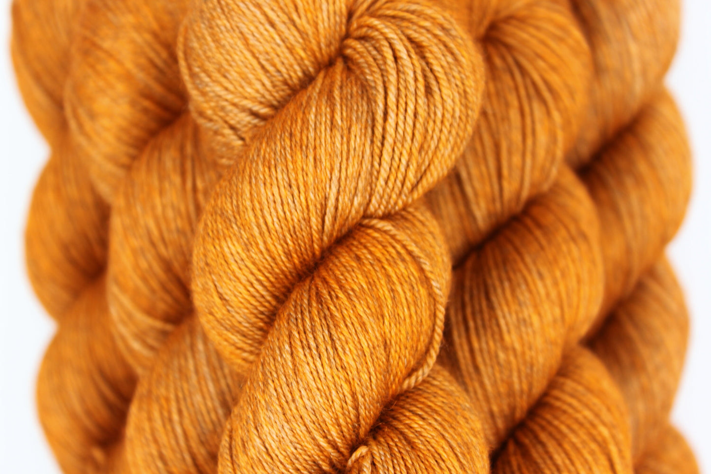 Marmalade Sock Skein 60% SuperWash Merino 20 silk and 20 Yak Hand Dyed Yarn
