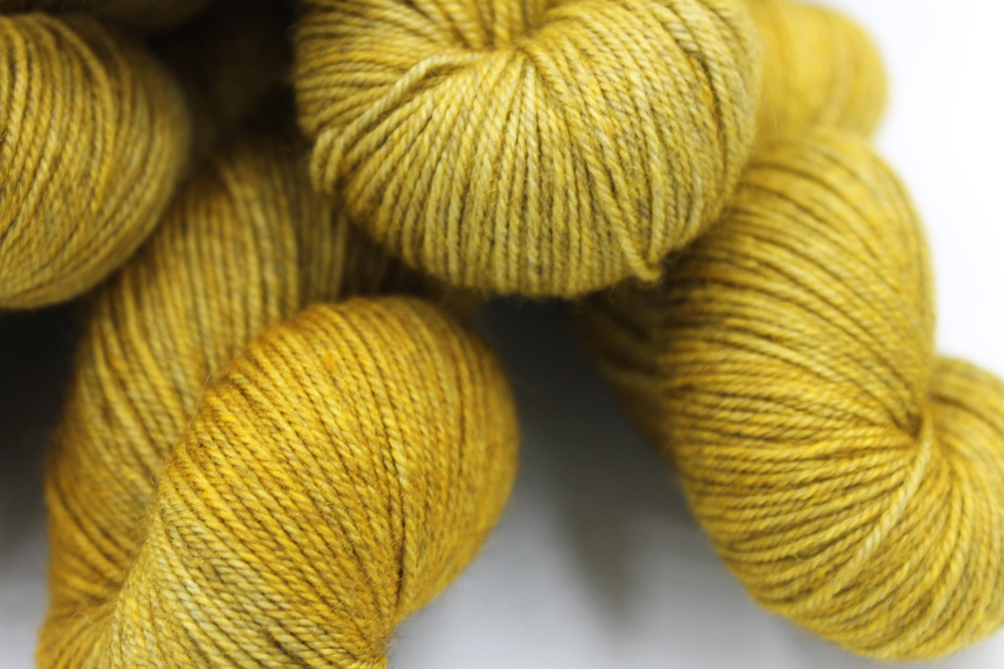 Mustard Sock Skein 70% Superwash Merino 20 Yak 10 Nylon 100g