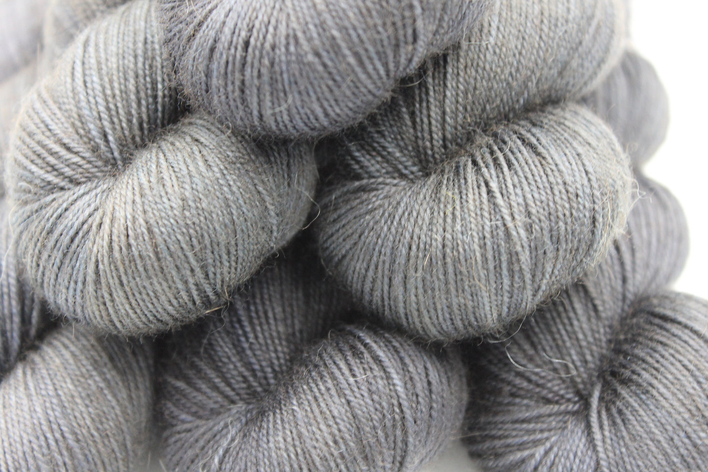 Raven, Sock Skein 70% Superwash Merino 20 Yak 10 Nylon 100g