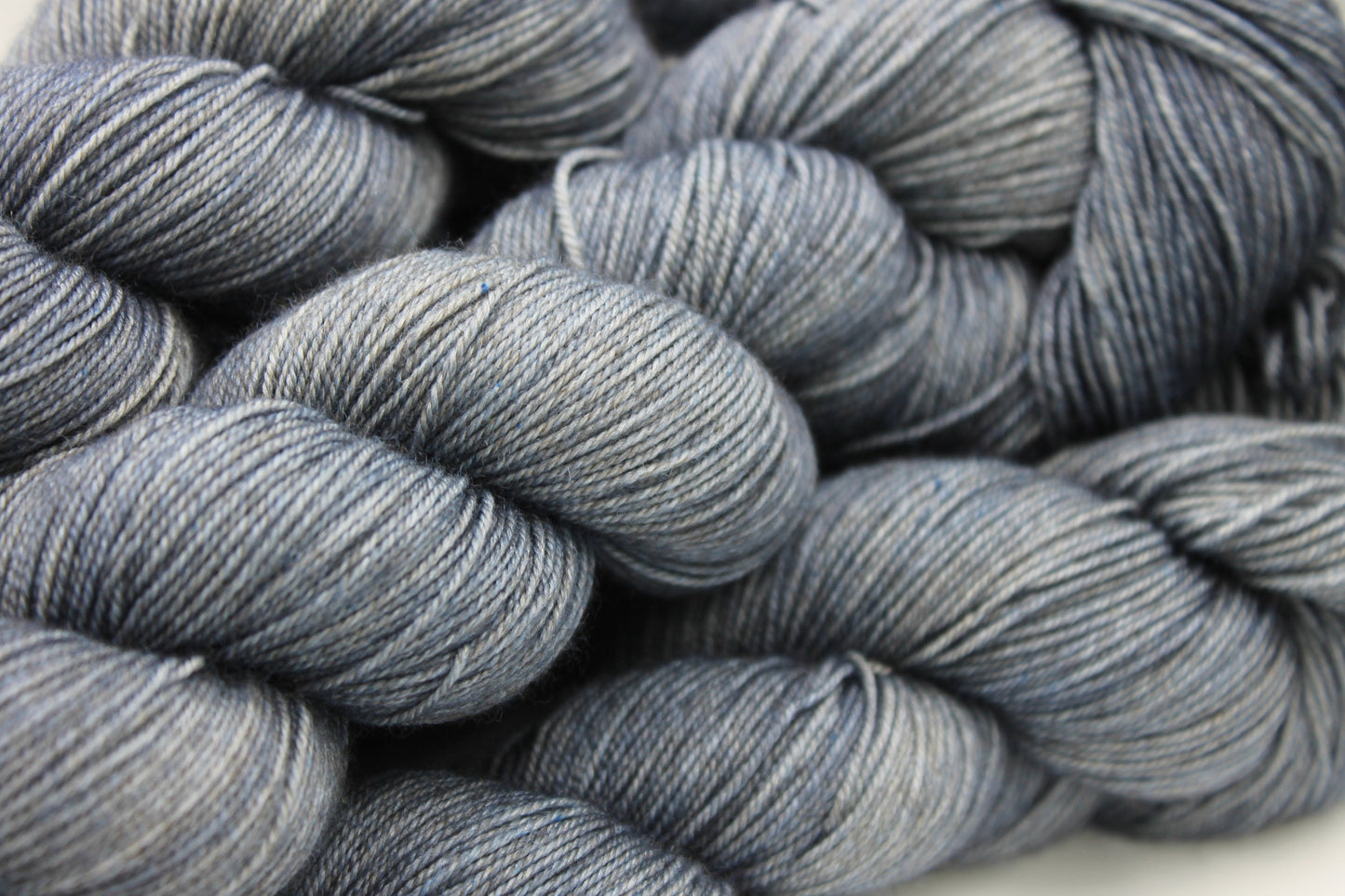 Steel, Sock Skein 70% Superwash Merino 20 Yak 10 Nylon 100g