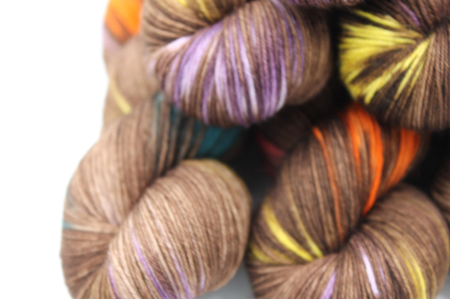 Smarties Sock Skein 75% SuperWash Merino and 25 Nylon Hand Dyed Yarn 100g