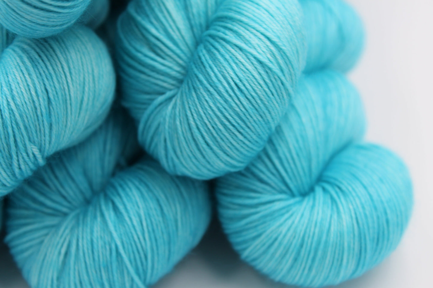 Lagoon Sock Skein 75% SuperWash Merino and 25 Nylon Hand Dyed Yarn 100g
