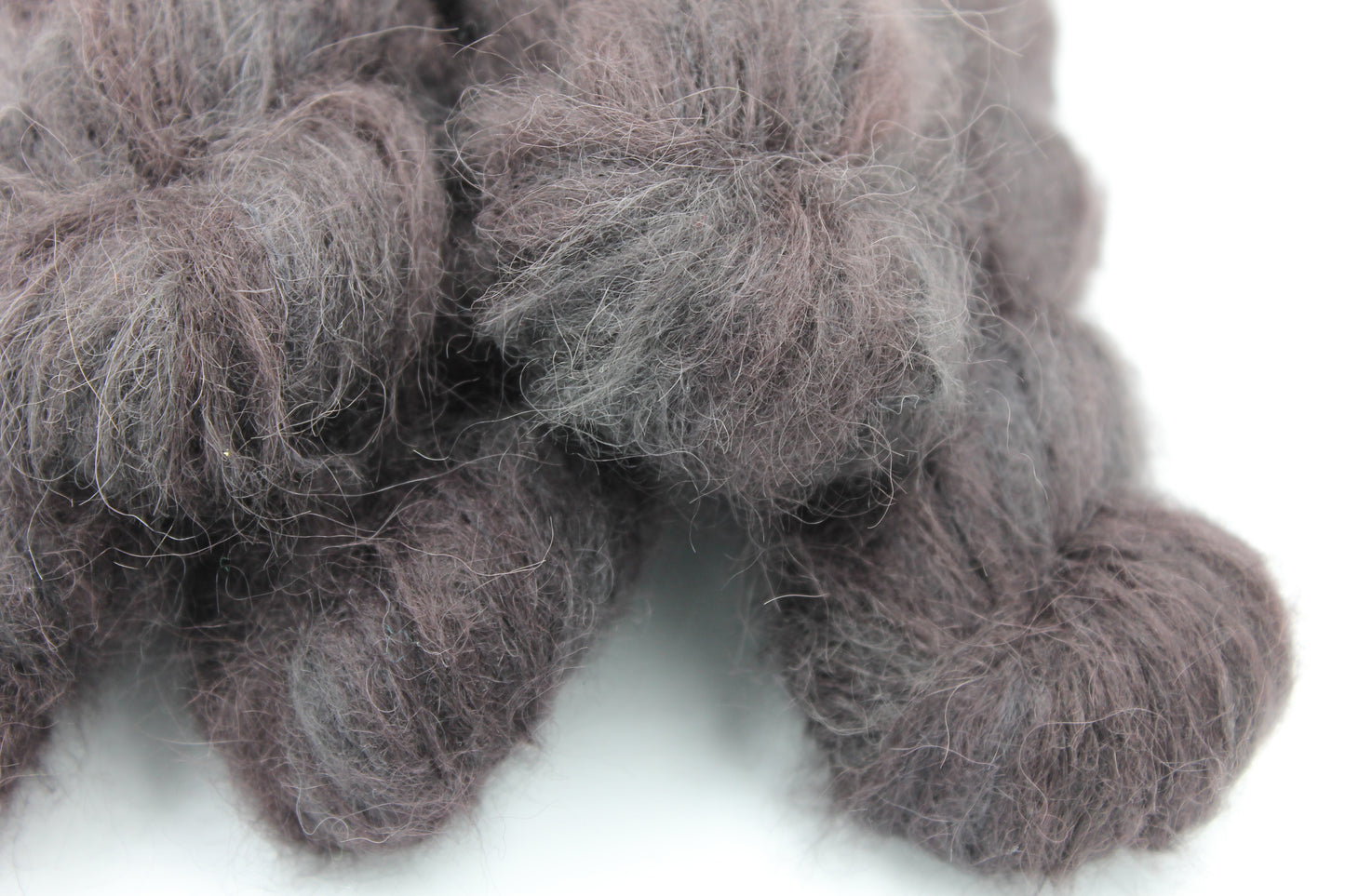 Raven Exquisite Lace 50g skein 74% Baby Suri Alpaca 26% Mulberry Silk