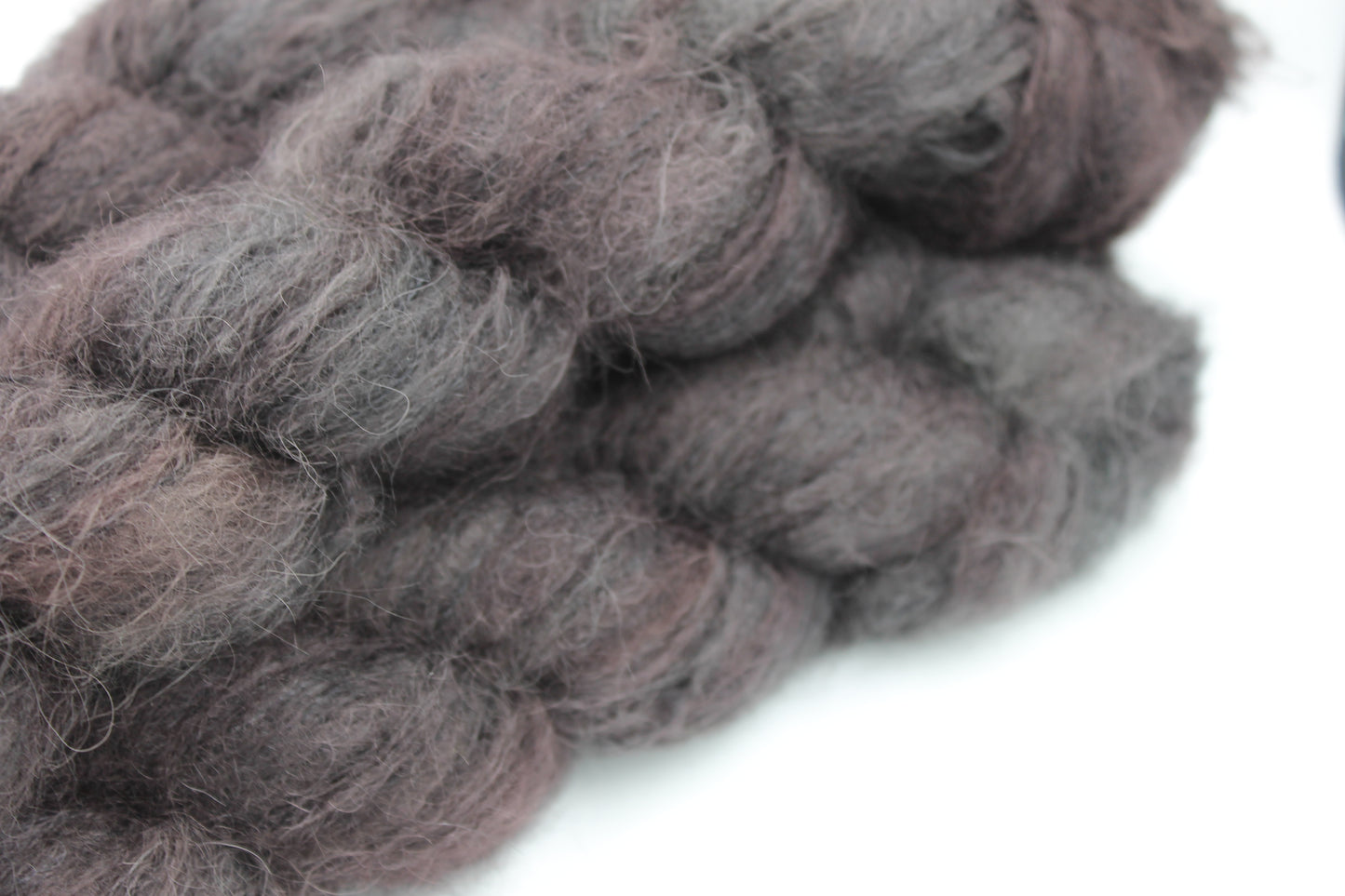 Raven Exquisite Lace 50g skein 74% Baby Suri Alpaca 26% Mulberry Silk