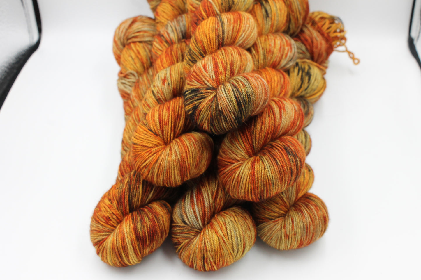 Playa Blanca Sock Skein 60% SuperWash Merino 20 silk and 20 Yak Hand Dyed Yarn