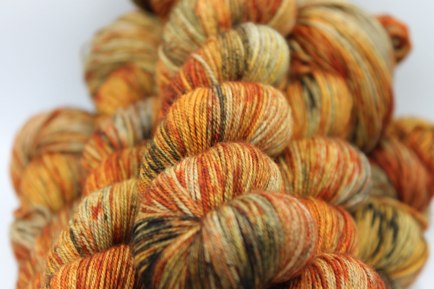 Playa Blanca Sock Skein 60% SuperWash Merino 20 silk and 20 Yak Hand Dyed Yarn