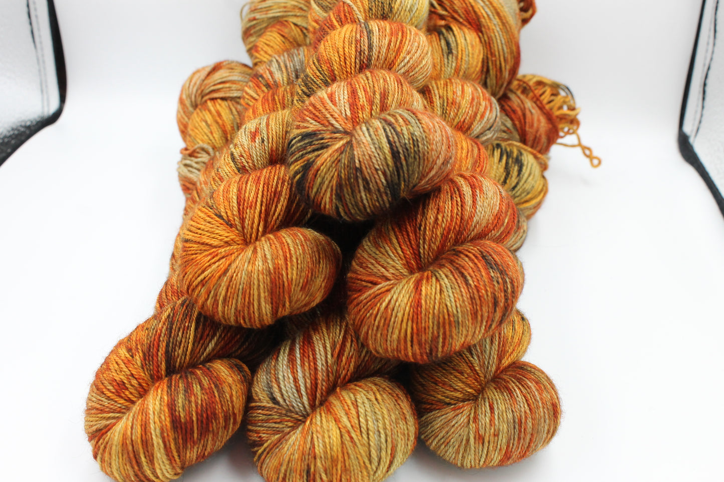 Playa Blanca Sock Skein 60% SuperWash Merino 20 silk and 20 Yak Hand Dyed Yarn