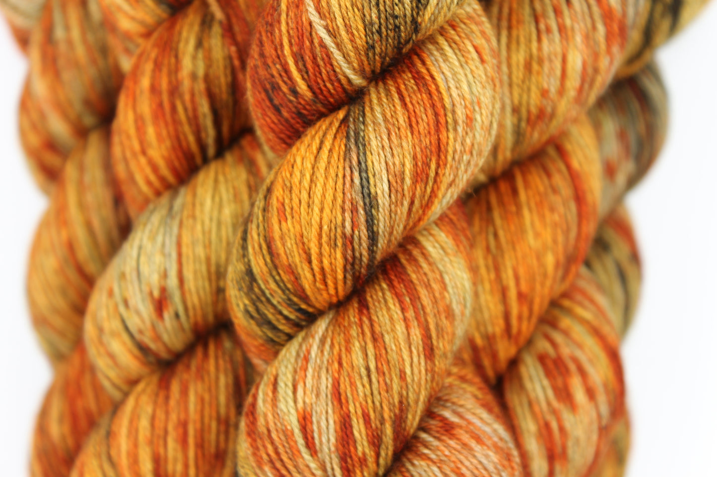 Playa Blanca Sock Skein 60% SuperWash Merino 20 silk and 20 Yak Hand Dyed Yarn