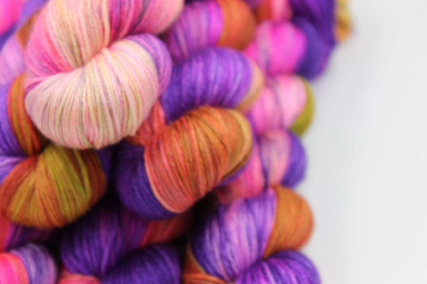 Aurora Sock skein 50% Superwash Merino Wool 50 Silk 100g Skeins