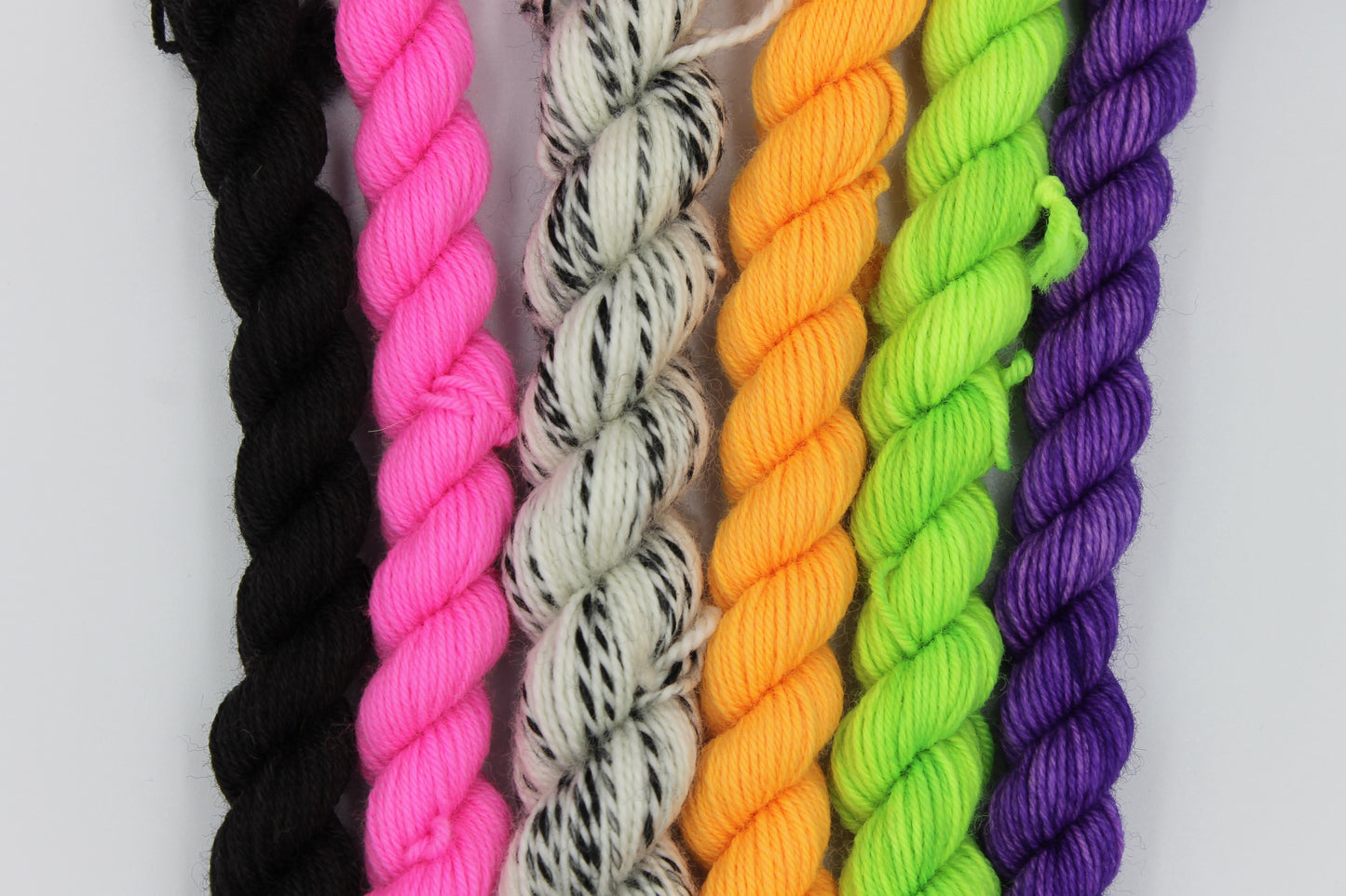 Beetlejuice Sock Set 80% SuperWash Merino and 20% Nylon Hand Dyed Zebra Yarn 1 x 20g And 5 x 10g 75% 25% Superwash Merino and Nylon